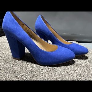 Blue heels